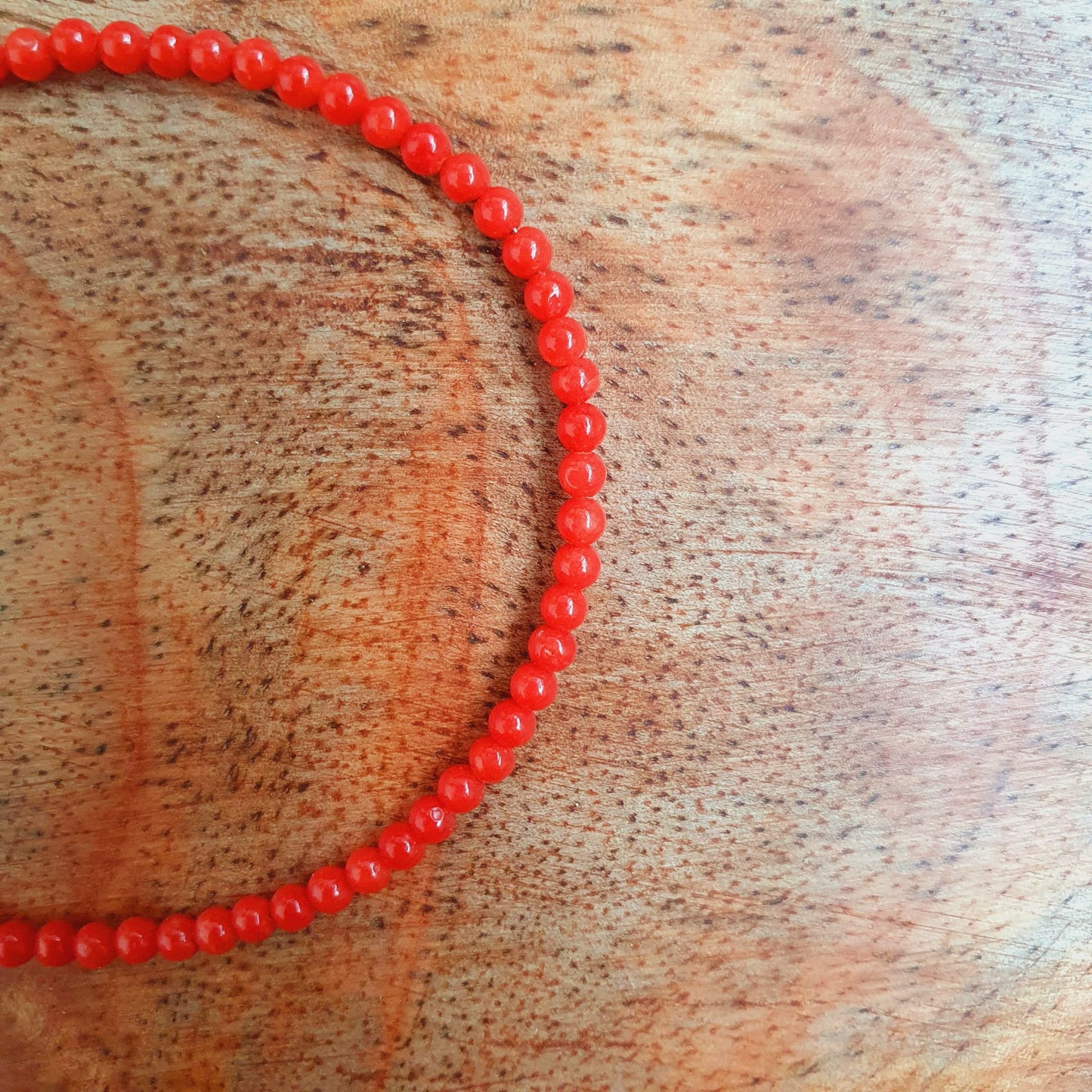 Korallen Armband mit 925 Silberverschluss