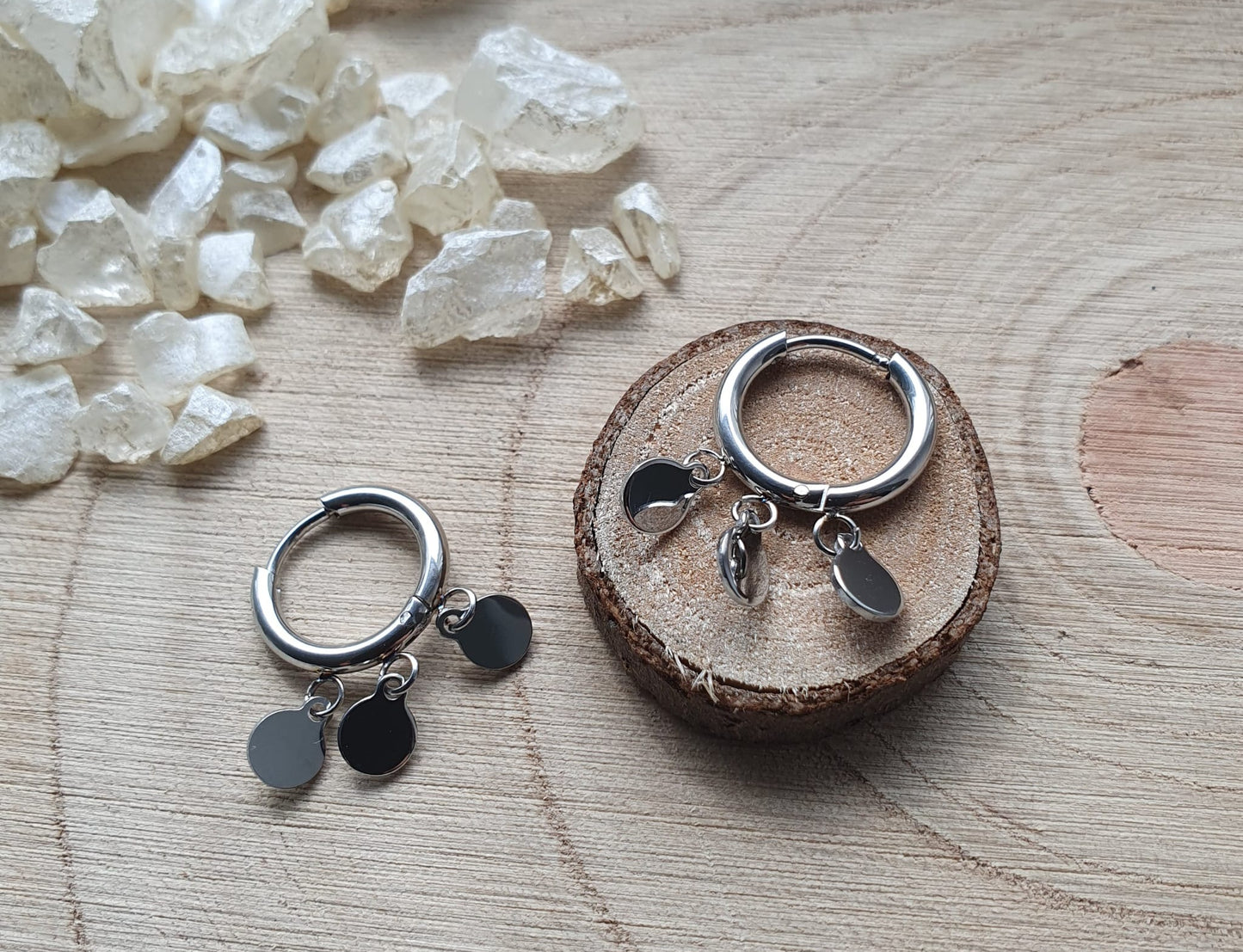 "Sade" Ohrringe in Silber