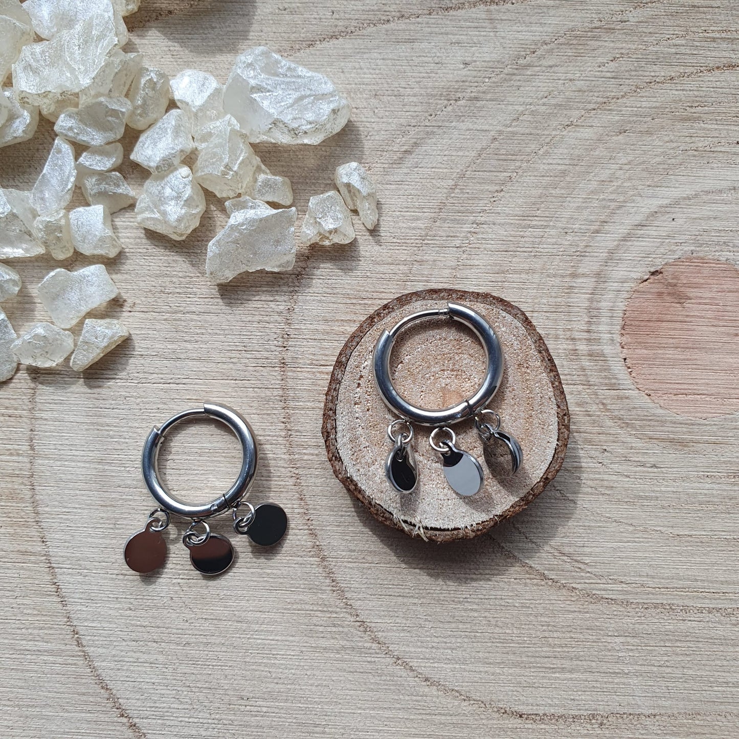 "Sade" Ohrringe in Silber