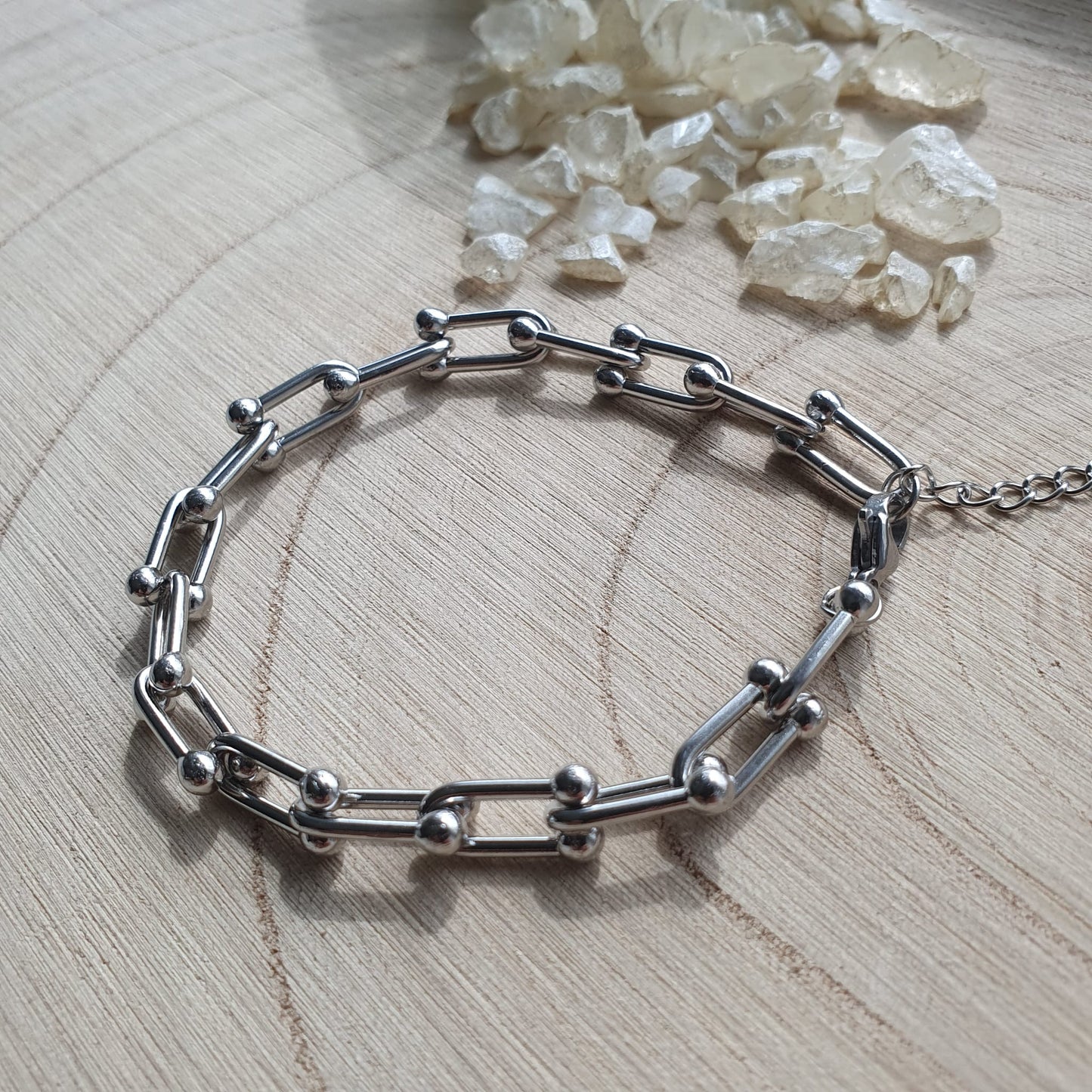 "Alin" Armkette in Silber