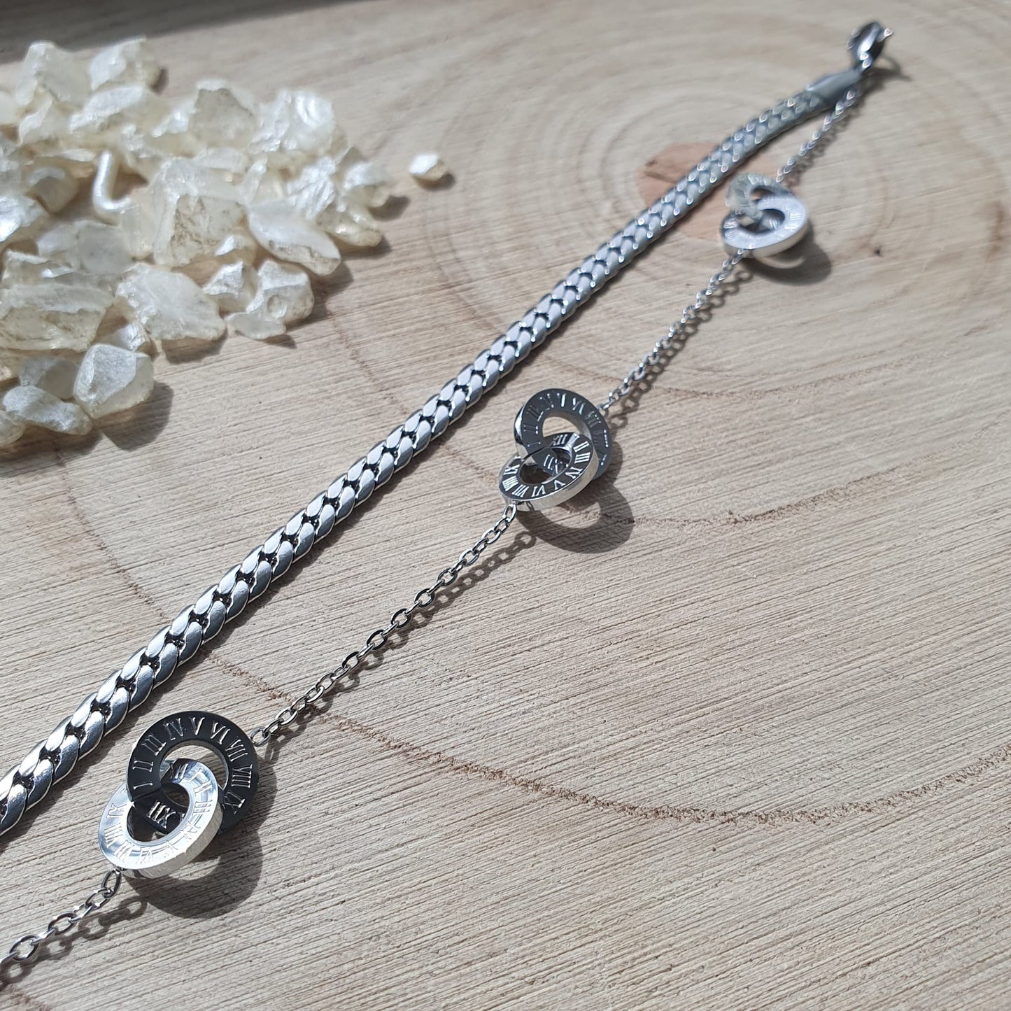 "Cara" Armkette in Silber