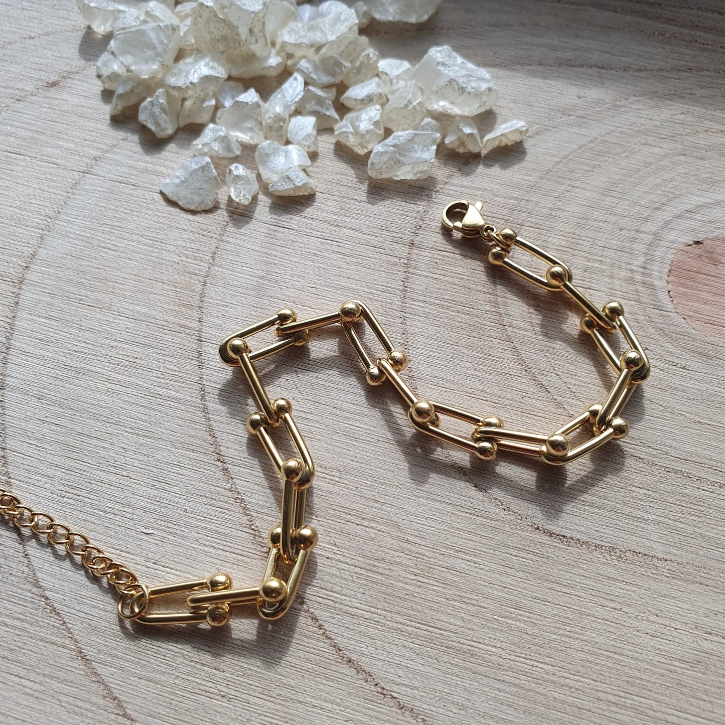 "Alin" Armkette in Gold