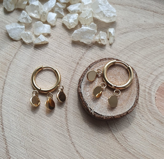 "Sade" Ohrringe in Gold