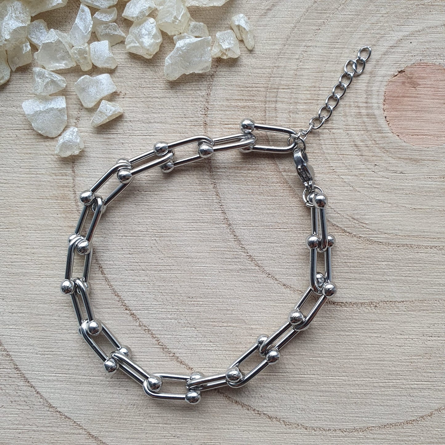 "Alin" Armkette in Silber