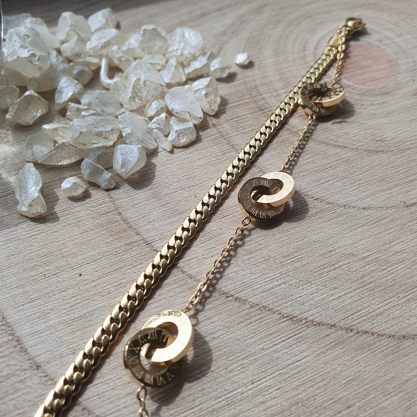 "Cara" Armkette in Gold